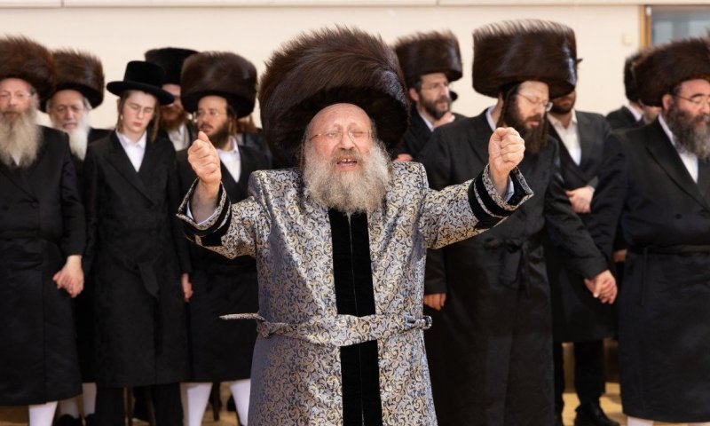 הרבי מירושלים הגיע לחגוג בחתונת נכדתו בלונדון