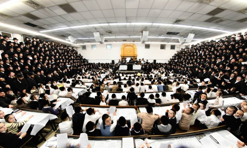 תיעוד מרחמסטריווקא: 'קרישמע ליינען' לנכד האדמו"ר
