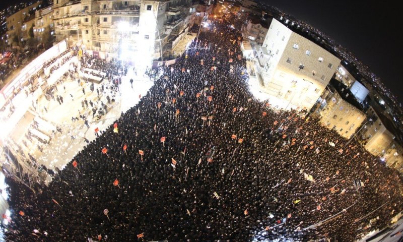 לפני האסון: כך נראתה עצרת הרבבות ברחובות ירושלים