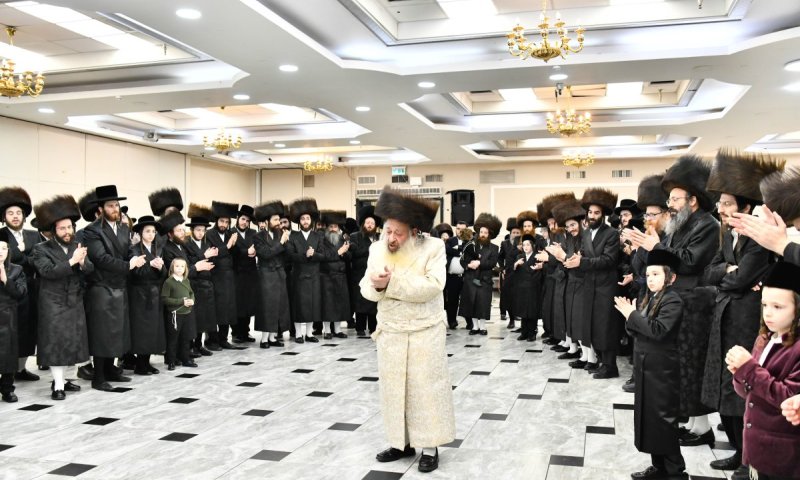 שמחת החתונה בדעעש: האדמו"ר שנכנס במפתיע ל'מצווה טאנץ'