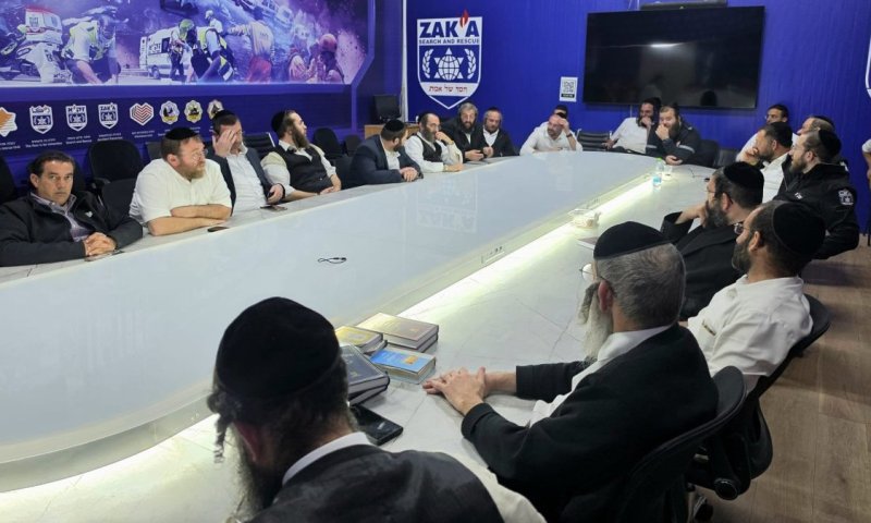 לאחר הזירה הקשה בה נרצחו תשעה קדושים: מתנדבי זק"א מבית שמש התכנסו לערב חוסן