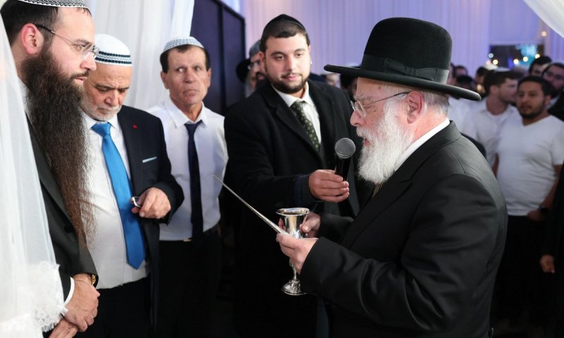 שמחה בדרום הממוגן: הרב בניהו חורב התחתן