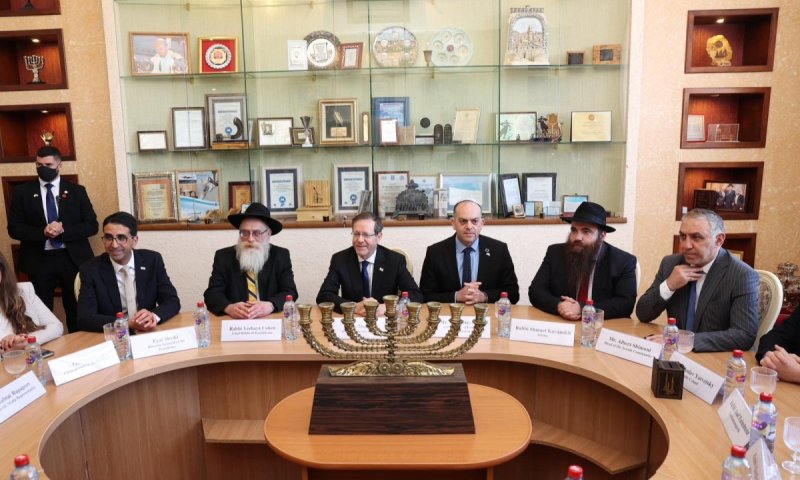 גלריה מרהיבה של סיכום ביקור הנשיא הרצוג בקזחסטן