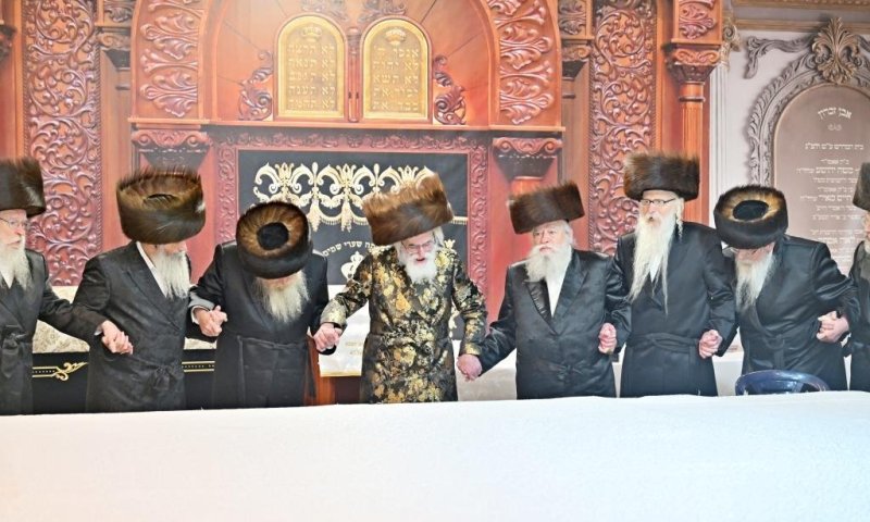 זקני וחסידי ויז'ניץ התכנסו לשבת התאחדות בראשות האדמו"ר