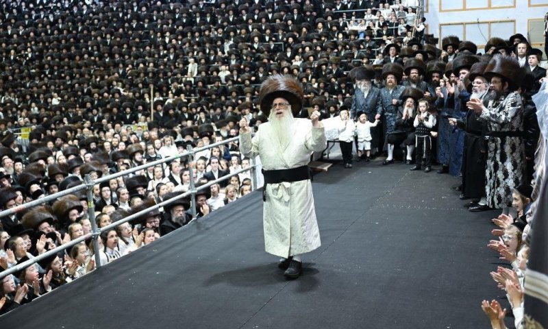מזל טוב בצאנז: שמחת החתונה הגדולה לנכדת האדמו"ר
