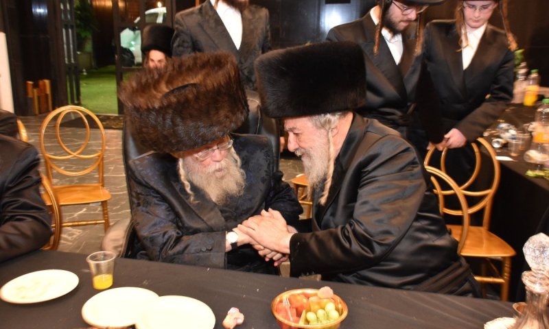 שמחה בחצרות: החתונה לנכדת האדמו"רים מאשלג וקאמרנא רמת שלמה