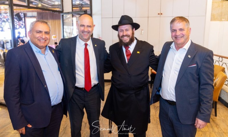 שרים, ח"כים ואנשי ציבור בשמחת החתונה של פישי ונגה לרנר-טוכפלד