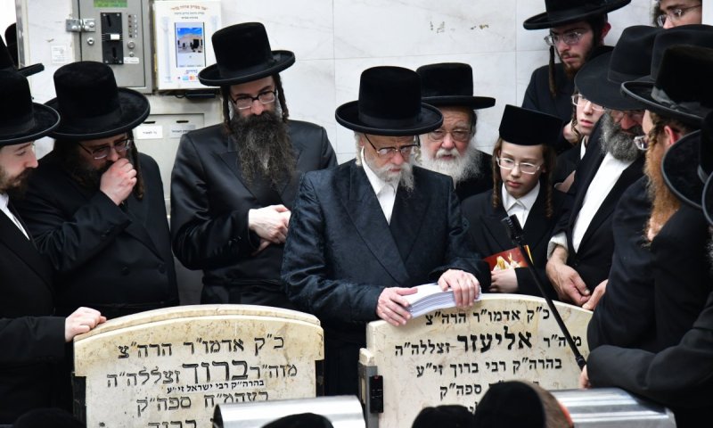 11 שנה ל'חכמת אליעזר': הרבי מסערט ויז'ניץ הניח את הקוויטלא'ך בציון