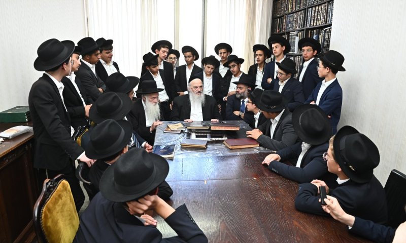 תלמידי "סוכת דוד" העולים לישיבה קטנה התברכו במעונות גדולי ישראל בבני ברק