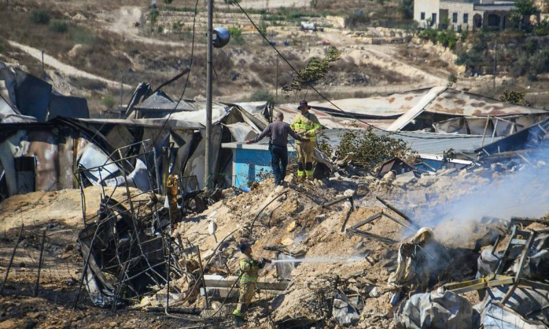 "הכול עלה באש": תיעוד מזעזע מממדי ההרס לאחר שריפת הענק בחוות גלעד