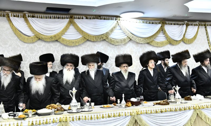 שמחת בית זוועהיל - סטריקוב: נכדת האדמו"רים נישאה בבני ברק