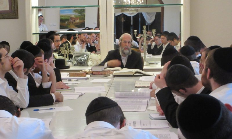 תיעוד מצפת: הגרי"ז סולובייצ'יק מבריסק בשיעור מיוחד לתלמידיו