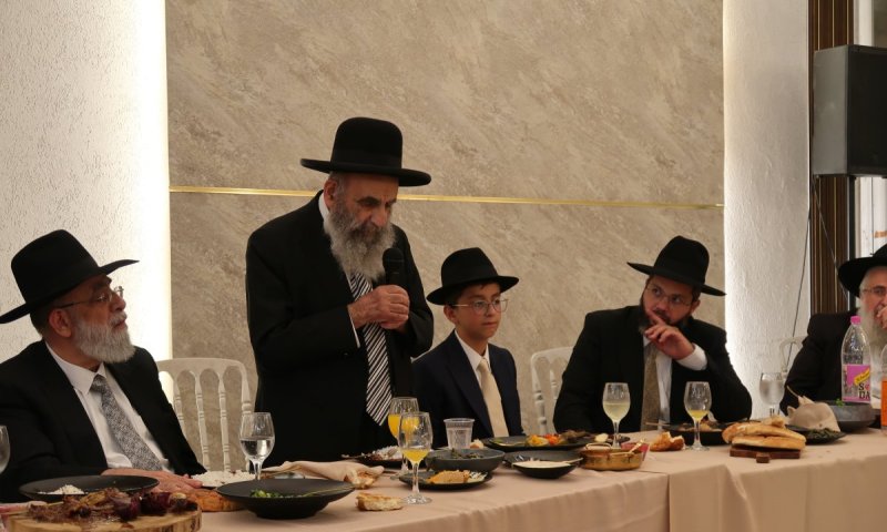 שמחת בר המצווה לנין רה"י הגר"מ צדקה