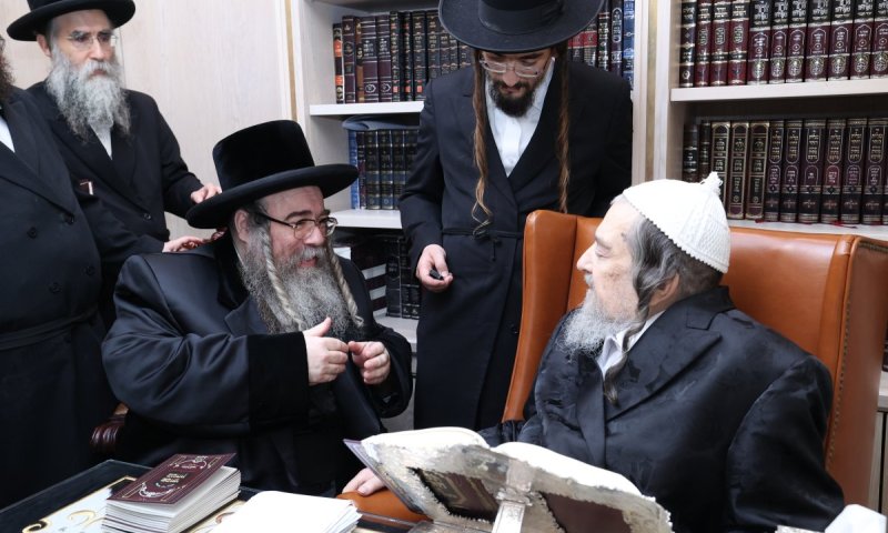 החברותא בקבלה אחרי 35 שנה: הרבי מזידיטשוב ווערצקי אצל פאר הדור