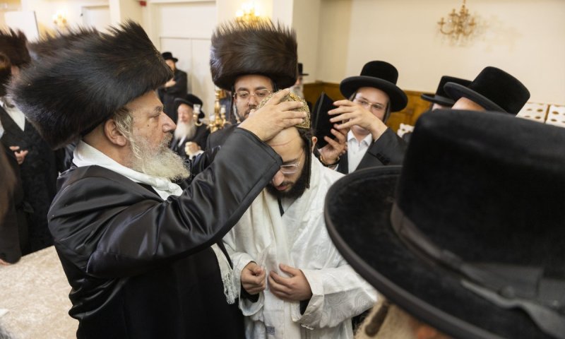 חגיגה באנטוורפן: חתונה לבן האדמו"ר מרימנוב עם בת המשפיע