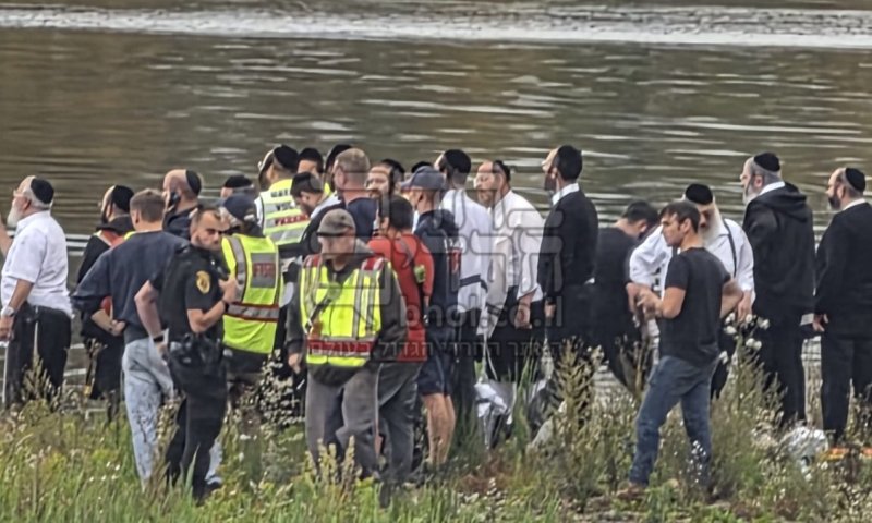 הסירה התהפכה באמצע המים: צפו בנס המטורף של המשפחה החרדית