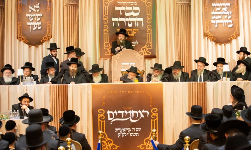 גלריה מרהיבה: מעמד פתיחת הזמן בלונדון בראשות זקן ראשי הישיבות